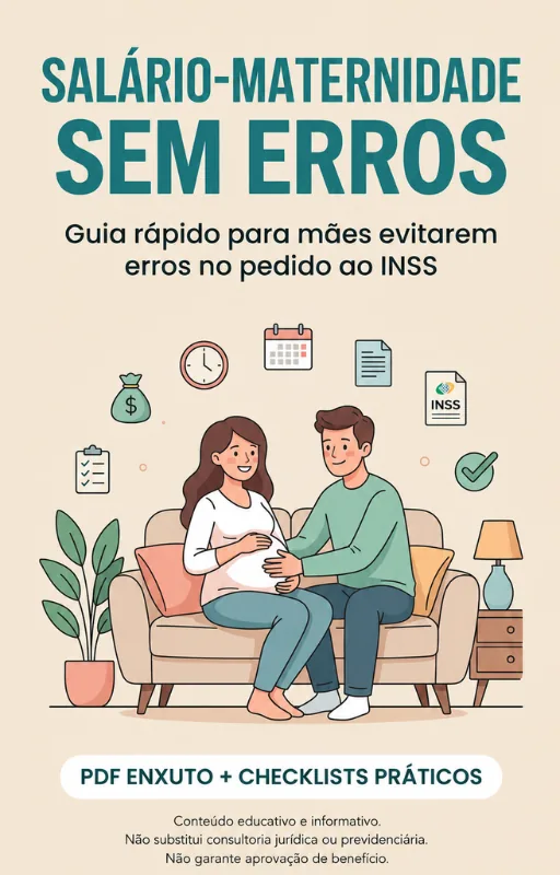Capa Salário-Maternidade Sem Erros